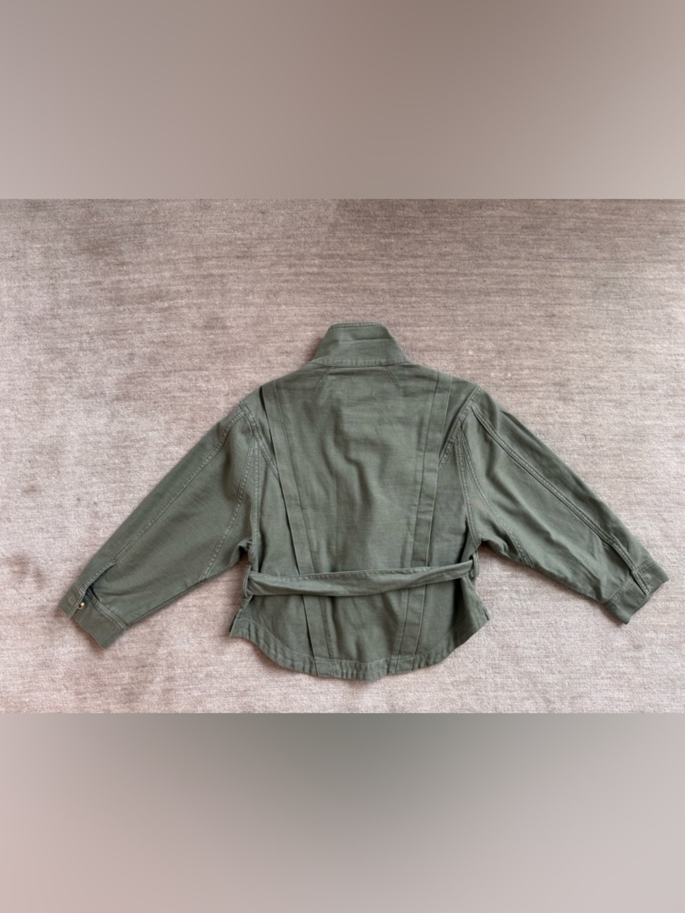 Frame Denim Green Utility Jacket - Picture 10 of 11